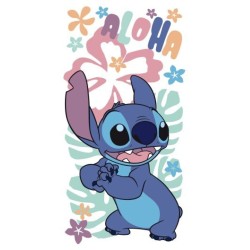 Serviette de bain Disney Lilo et Stitch Hawaiian Harmony, serviette de plage 70x140cm (séchage rapide)