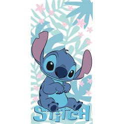 Serviette de plage Disney Lilo et Stitch Feuilles de palmier 70x140cm