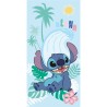 Serviette de bain soleil Disney Lilo et Stitch, serviette de plage 70x140cm