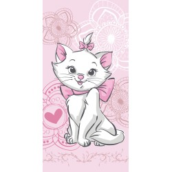 Serviette de bain, serviette de plage Disney Marie Aristochat 70x140cm