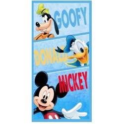 Serviette de bain Disney Mickey, serviette de plage 70*140cm (séchage rapide)