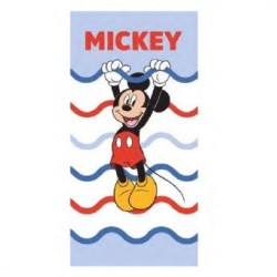 Serviette de bain Disney Mickey Wave, serviette de plage 70x140cm