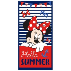 Serviette de bain Disney Minnie, serviette de plage 70*140cm (séchage rapide)