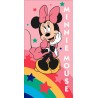 Disney Minnie  Rainbow Star bath towel, beach towel 70x140 cm