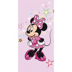 Serviette de bain, serviette de plage Disney Minnie Star 70x140cm