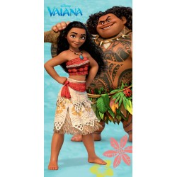 Serviette de bain Disney Vaiana, serviette de plage 70x140cm