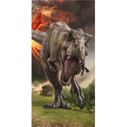 Jurassic World Volcano bath towel, beach towel 70x140cm