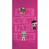 LOL Surprise City bath towel, beach towel 70x140cm (Fast Dry)