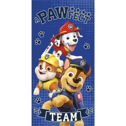 Serviette de bain Paw Patrol Boys Team, serviette de plage 70x140cm (séchage rapide)