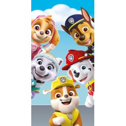 Serviette de bain Paw Patrol Happy Glance, serviette de plage 70x140cm