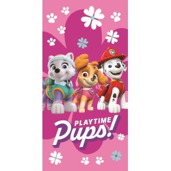 Serviette de bain Paw Patrol Playtime, serviette de plage 70x140cm