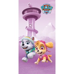 Serviette de bain Paw Patrol Tower, serviette de plage 70x140cm (séchage rapide)