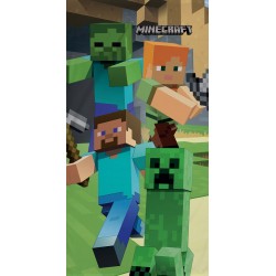 Minecraft bath towel, beach towel Steve and Alex 70*140cm