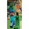 Minecraft bath towel, beach towel Steve and Alex 70*140cm