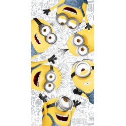 Serviette de bain, serviette de plage Minions Lively 70*140cm