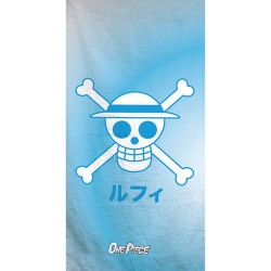 Serviette de bain, serviette de plage, tête de mort, One Piece, 70x140cm