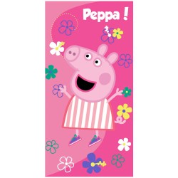 Serviette de bain Peppa Pig, serviette de plage 70*140cm (séchage rapide)