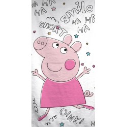 Serviette de bain Peppa Pig Snort, serviette de plage 70x140cm