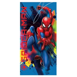 Spiderman Blue bath towel, beach towel 70x137 cm (Fast Dry)