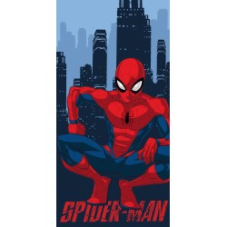 Serviette de bain Spiderman City, serviette de plage 70x140cm