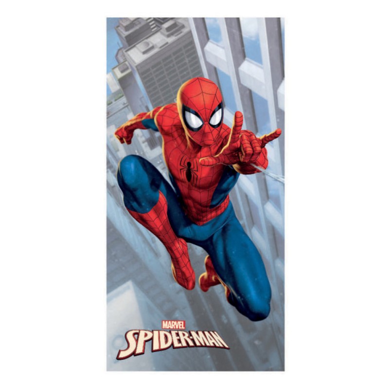 Spiderman City Bath Towel, Beach Towel 70x137 cm (Fast Dry)