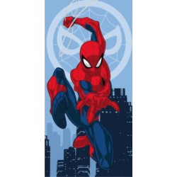 Serviette de bain Spiderman Jump, serviette de plage 70x140cm