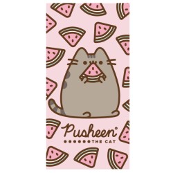 Serviette de bain Pusheen le chat, serviette de plage 70x140cm (séchage rapide)