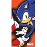 Serviette de bain Sonic the Hedgehog Fearless Sonic the Hedgehog, serviette de plage 70x140cm