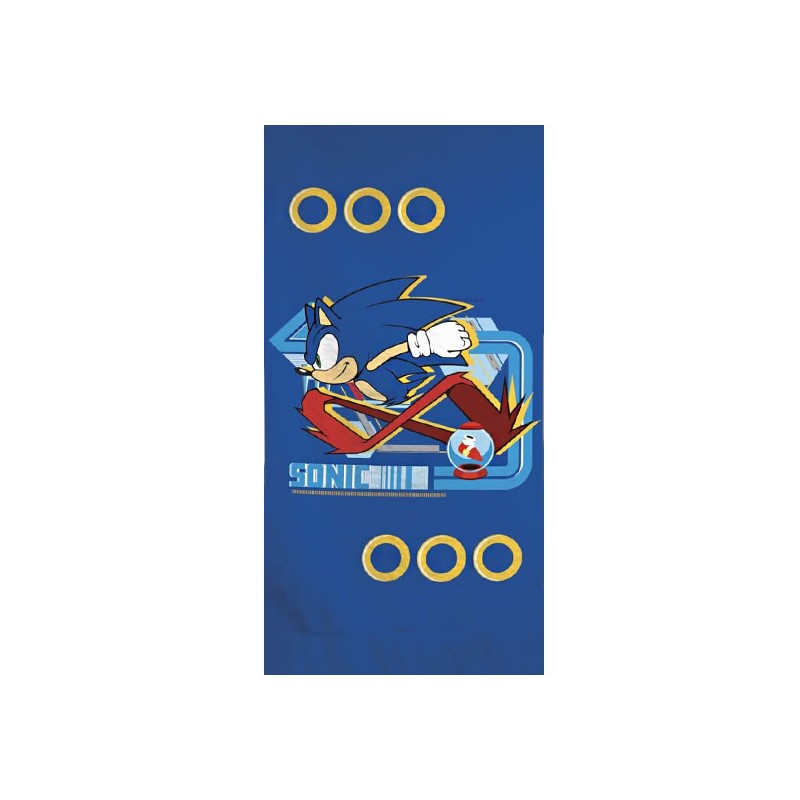 Sonic the Hedgehog Sonic the Hedgehog Bath Towel, Beach Towel 70x140cm (Fast Dry)