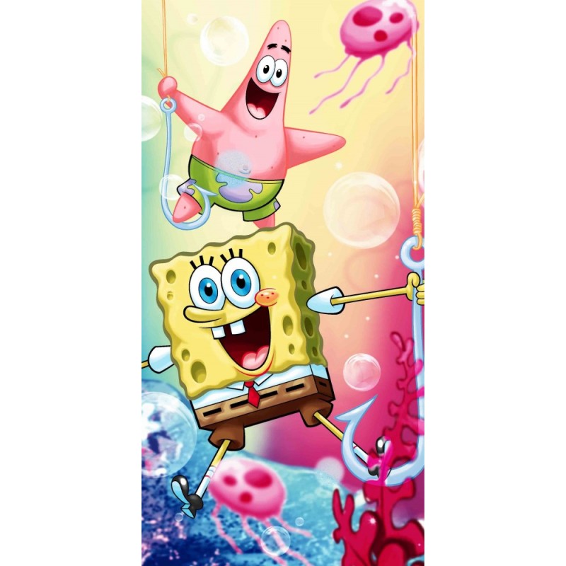 SpongeBob bath towel, beach towel 70*140cm