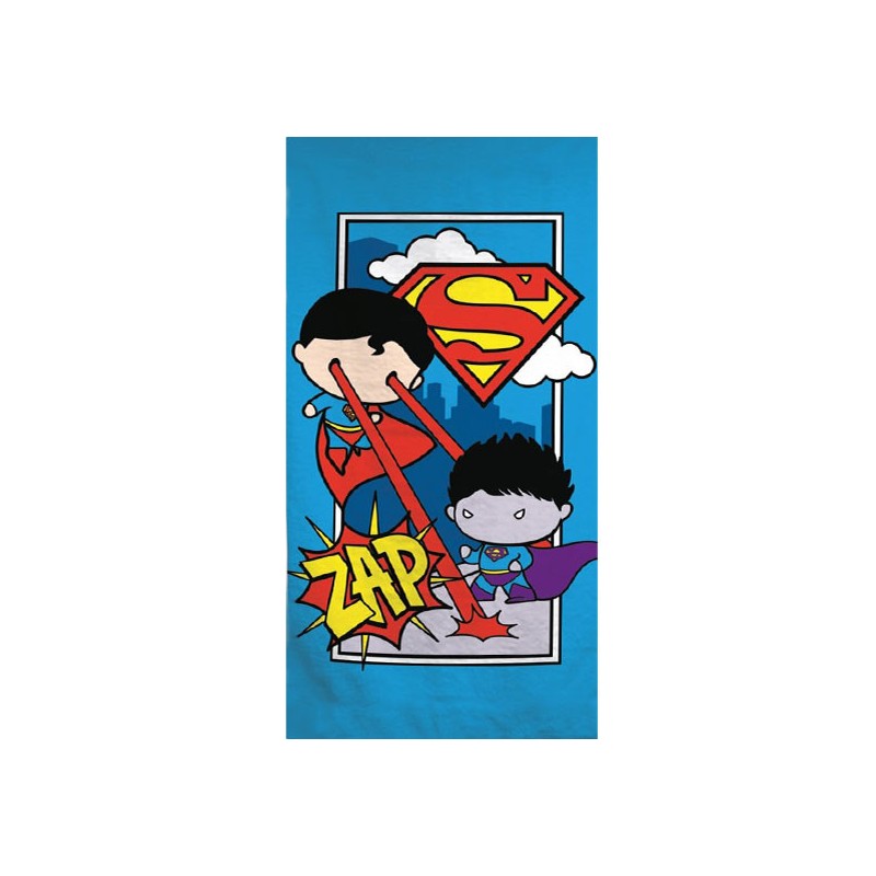 Serviette de bain laser Superman, serviette de plage 70x140cm