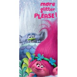 Trolls bath towel, beach towel 70*140cm (Fast Dry)