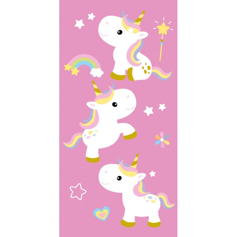 Unicorn bath towel, beach towel 70*140cm