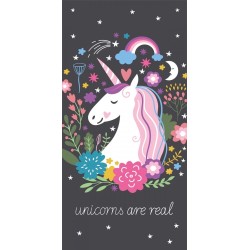 Serviette de bain licorne, serviette de plage 70*140cm