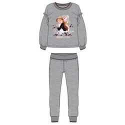 Ensemble de survêtement à paillettes pour enfants Disney Frozen, ensemble de jogging 5 ans