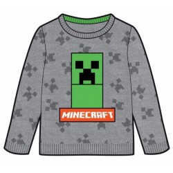 Pull tricoté Minecraft pour enfant 12 ans