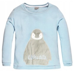 Ushuaia Arctic Blue Penguin Women's Sweater L