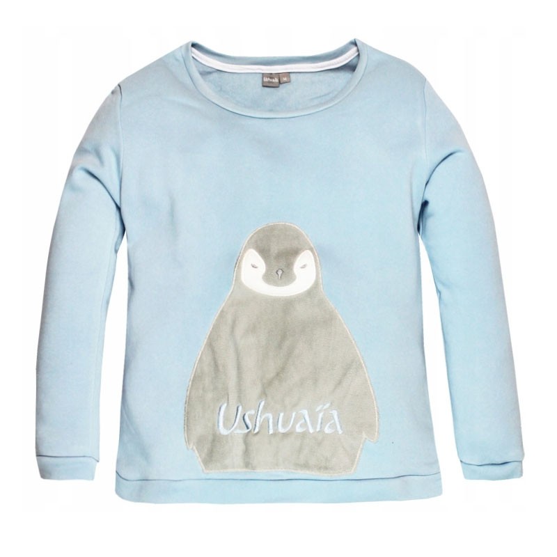 Ushuaia Arctic Blue Penguin Women's Sweater L