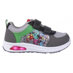 Avengers LED flashing, light-up street shoes 25-32