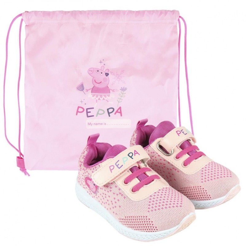 Basket enfant Peppa Pig avec sac de sport 21-27