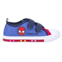 Basket enfant  lumineuses et clignotantes Spiderman à LED 25-32