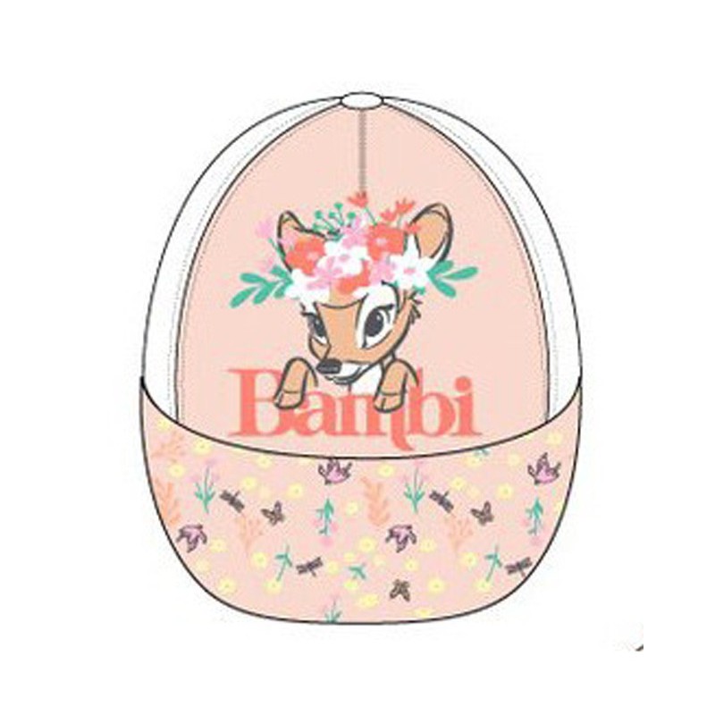 Casquette de baseball pour bébé Disney Bambi Blossom 48 cm