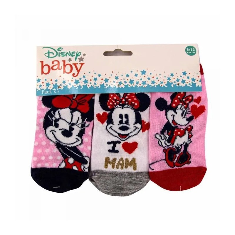 Disney Minnie  baby socks 0/6 months