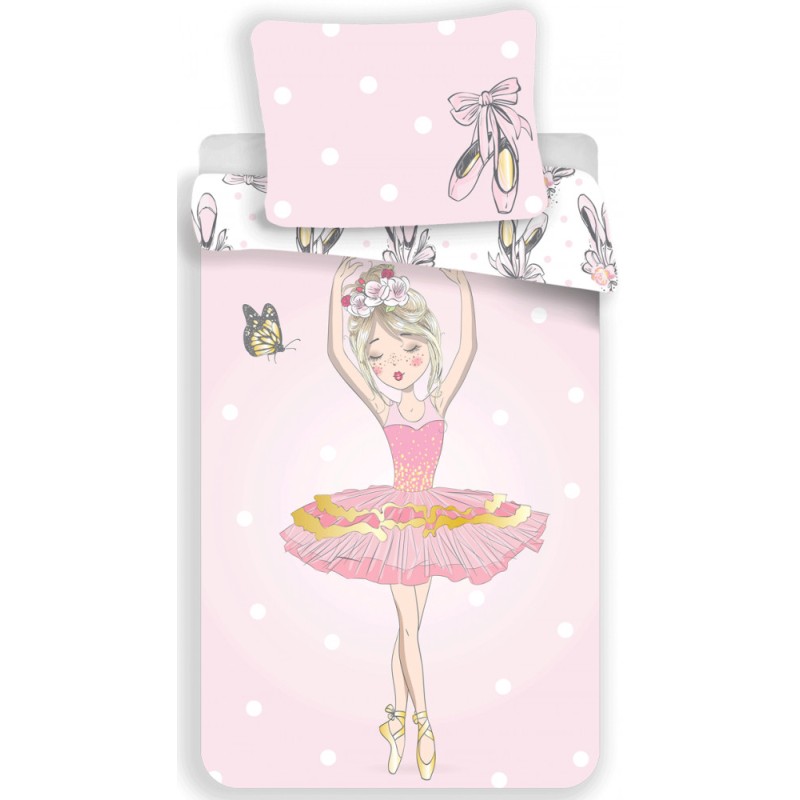 Ballet Ballerina Bedding Set 140×200cm, 70×90 cm