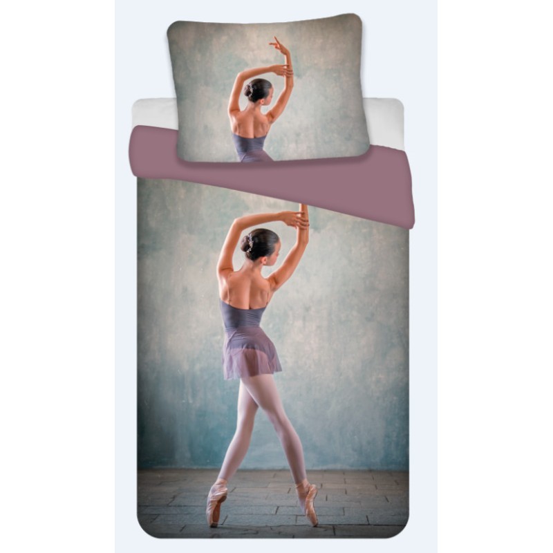 Ballet Ballerina bedding set 140×200cm, 70×90 cm