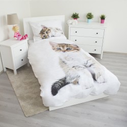 Cat bedding set 140×200 cm, 70×90 cm