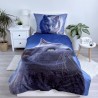 Cat Dark duvet cover 140×200cm, 70x90 cm microfibre