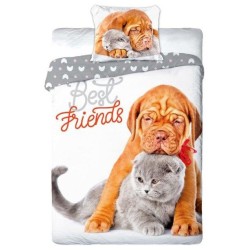 Dog Cat, Game Bedding Set 140×200cm, 70×90 cm