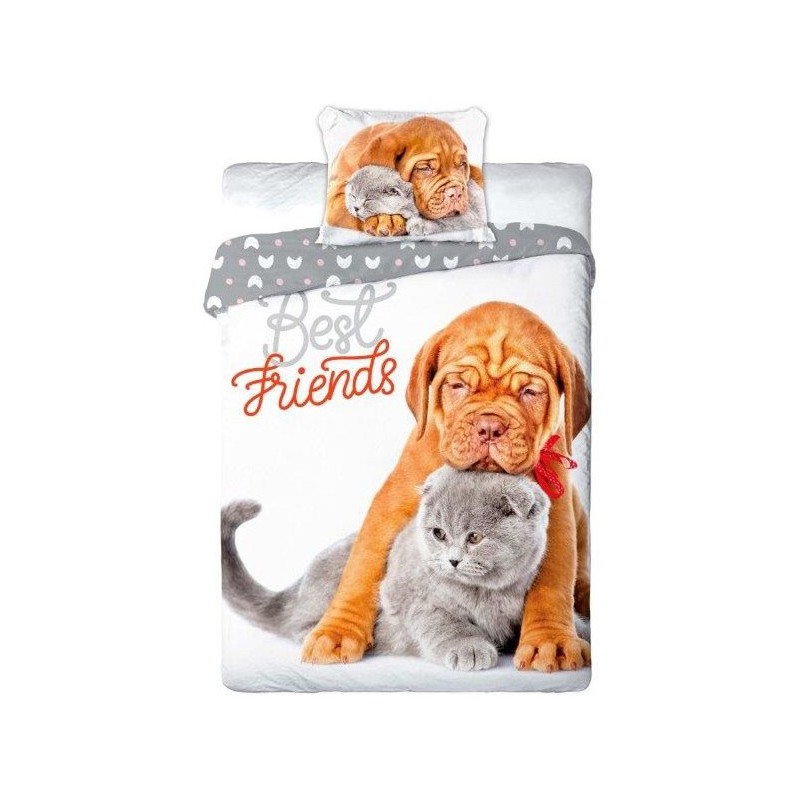 Dog Cat, Game Bedding Set 140×200cm, 70×90 cm