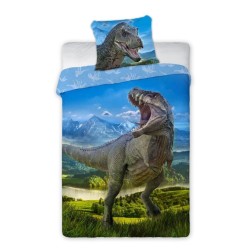 Dinosaur T-Rex Bedding Set 140×200cm, 70×90 cm